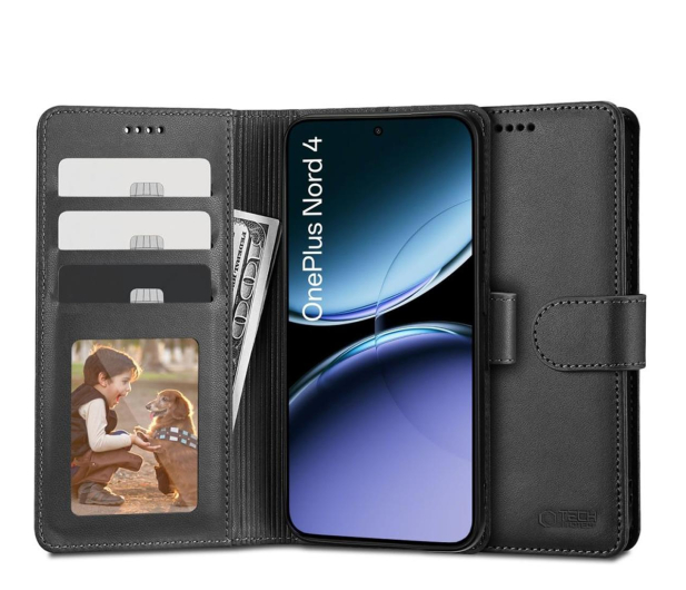 Tech-Protect Wallet do Oneplus Nord 4 Black - 1290093 - zdjęcie
